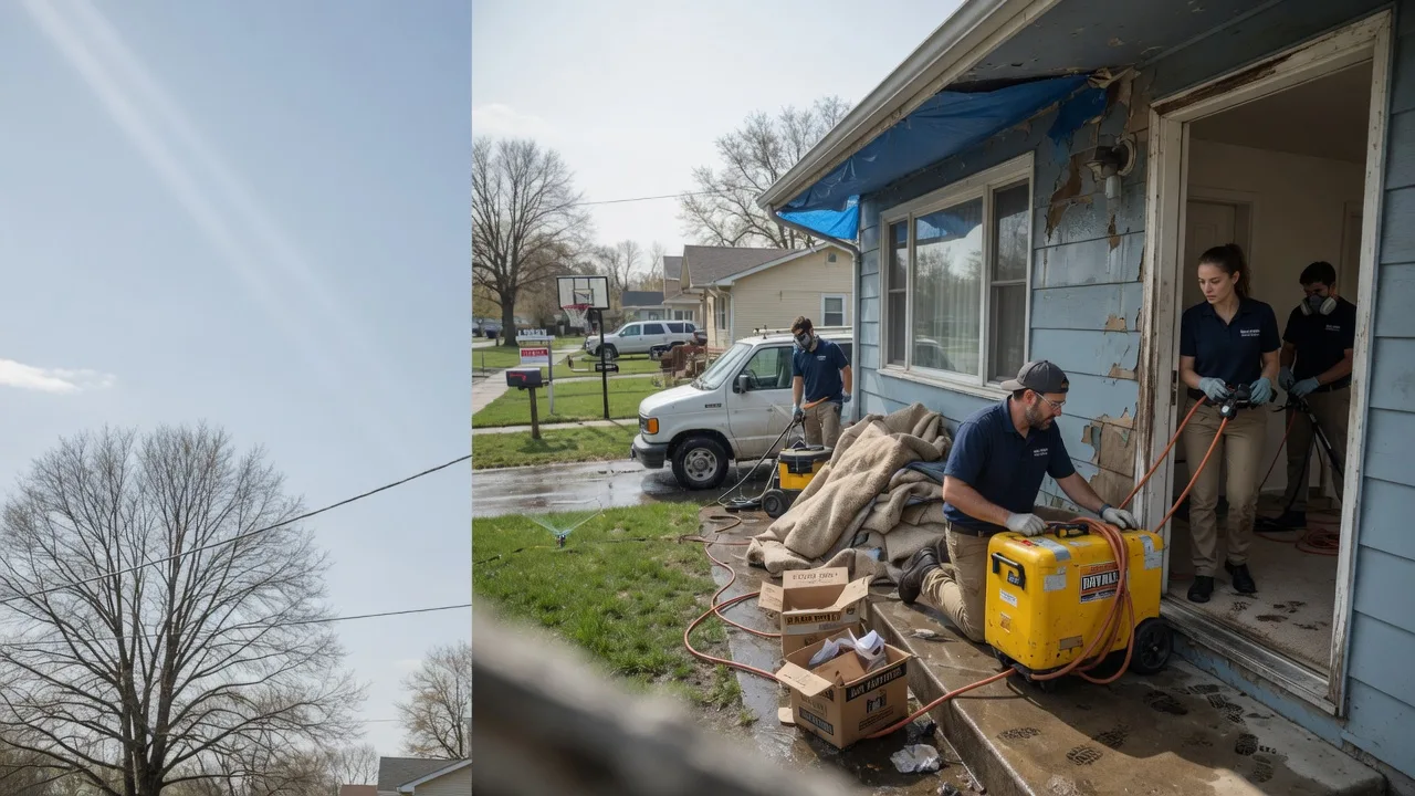 Basement Flood Cleanup in Rio, IL near me